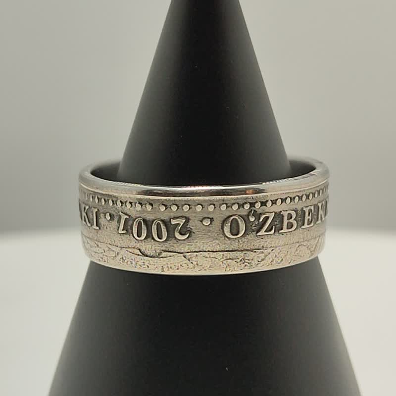 乌兹别克斯坦斯坦 男士硬币戒指, 乌兹别克斯坦斯坦男戒, 乌兹别克斯坦斯坦女士戒指 - 戒指 - 其他金属 