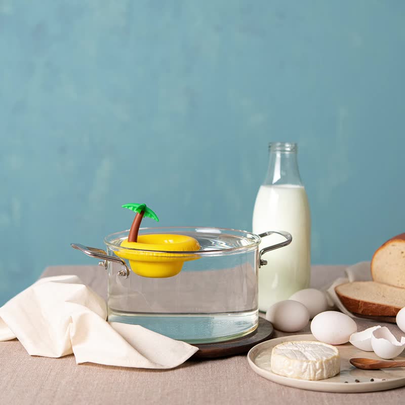 OTOTO 水波蛋渡假岛-煮蛋器 - 厨房用具 - 硅胶 黄色