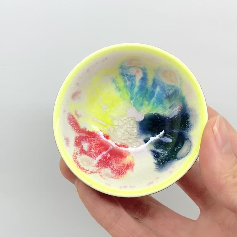 冰晶油画功夫对杯 60ml 邱毓宁 莺歌烧 E1-02 - 茶具/茶杯 - 瓷 多色