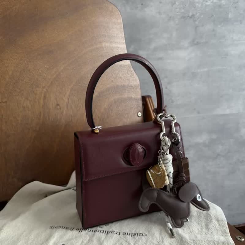 Cartier 迷你 Turn Lock Kelly 包 - 手提包/手提袋 - 真皮 咖啡色